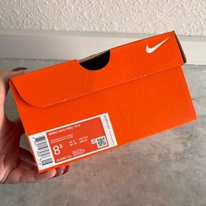 Nike Orange Shoe Box with White Logo